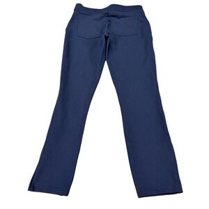 Spanx The Perfect Pant Navy Blue Slim Straight Leg Ponte Trousers Mens Size M